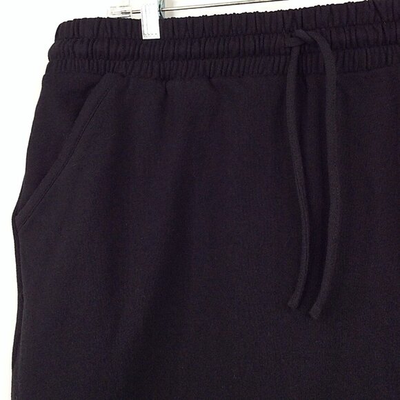 NWT Torrid 1 Fleece Skirt Womens Size 1X Black Drawstring Elastic Waist - Picture 3 of 6